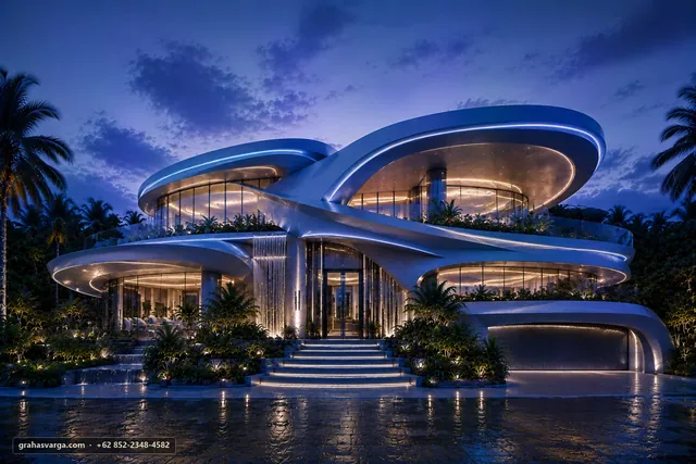 Arsitektur untuk Kabupaten Pegunungan Bintang. — visual arsitektur 1